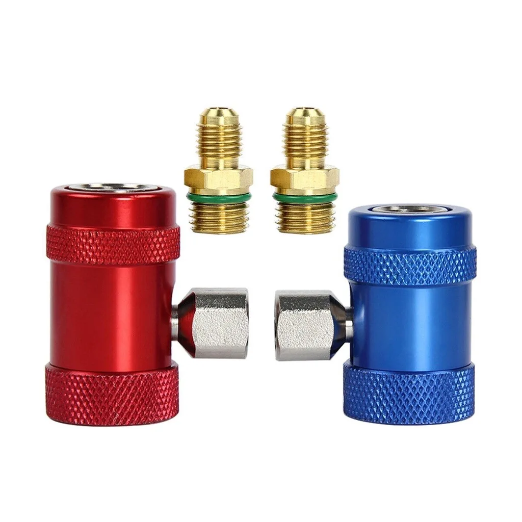 New Refrigerant Manual Quick Coupler High and Low M12*1.5,R134a Air Conditioner Refrigerant Tools Car Accessories ﻿