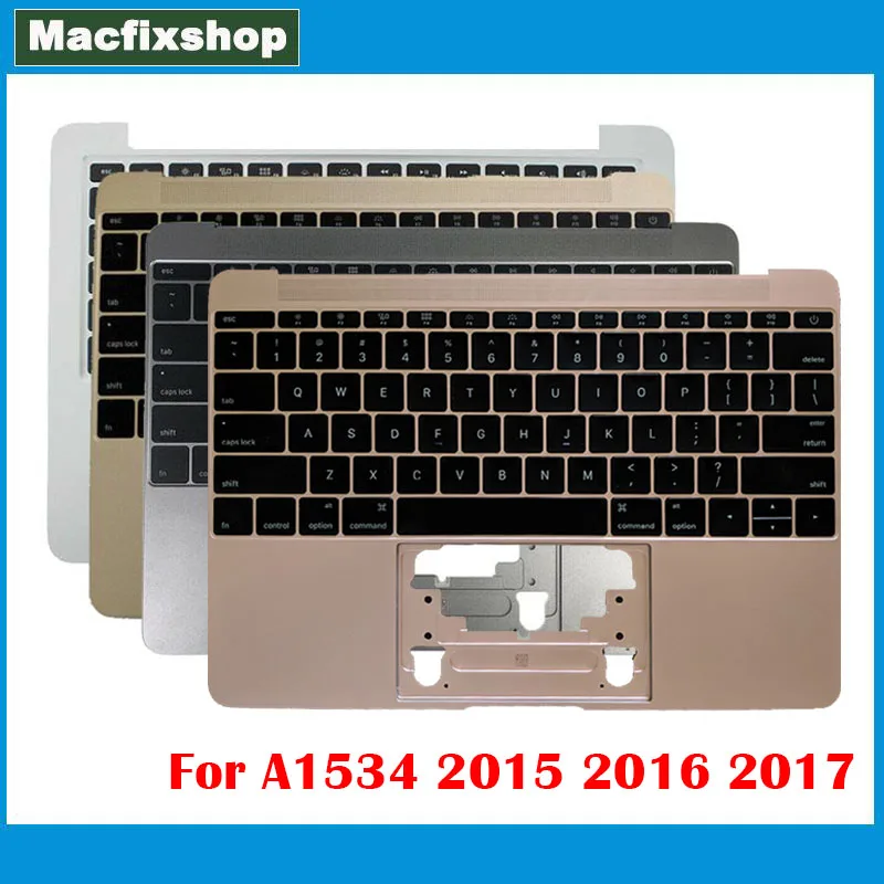 Original A1534 Topcase with Keyboard 2015 2016 2017 For Macbook 12