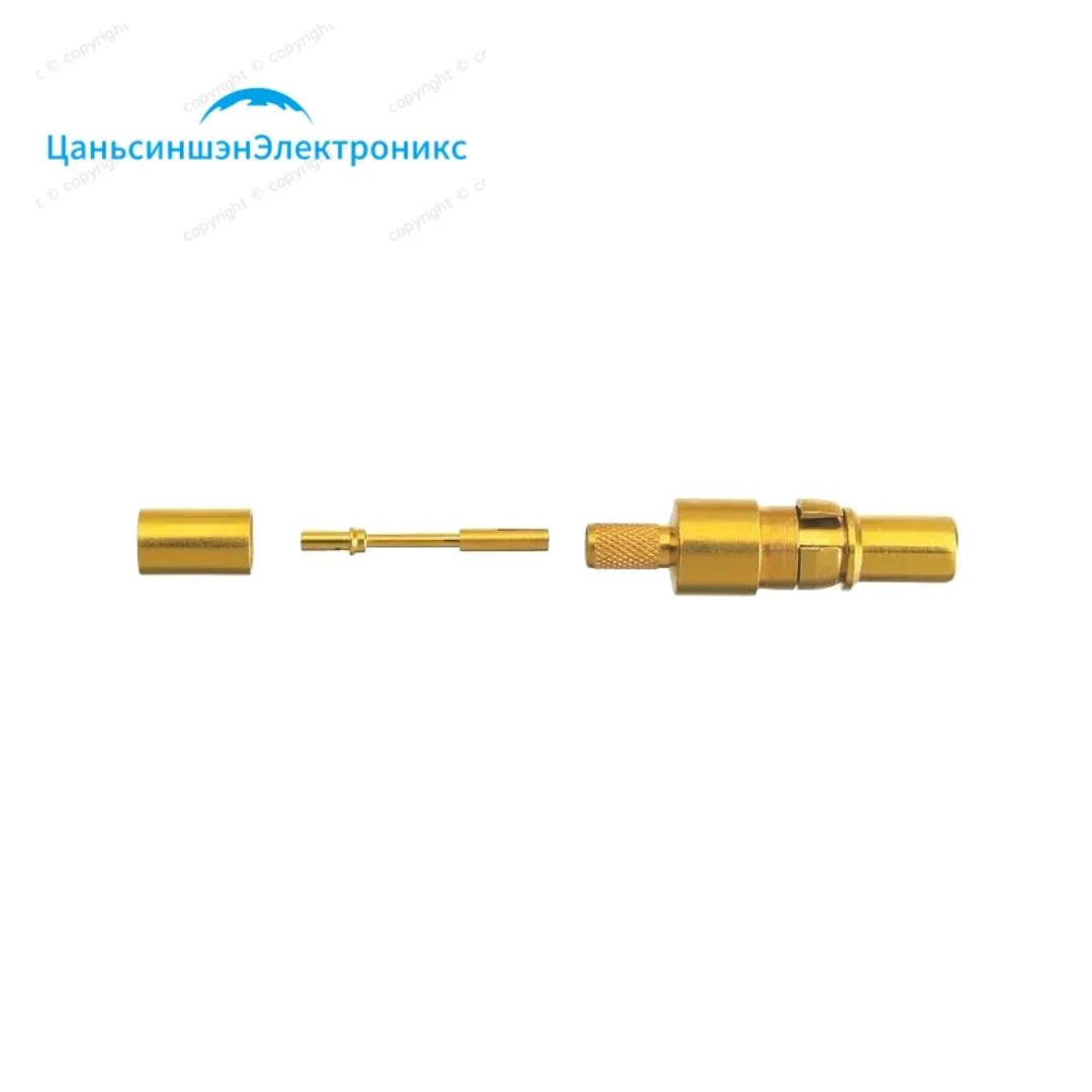 

09692815141 HARTING 2A straight male copper alloy coaxial pin