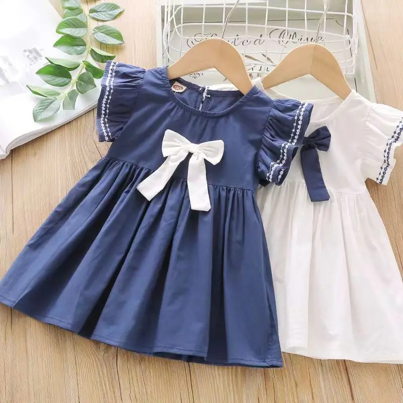 

Girl Cotton Clothes Casual Dress Fashion Kids Beach Summer Princess Dresses for Kids Girls Costumes Cute Outfits Baby Girls