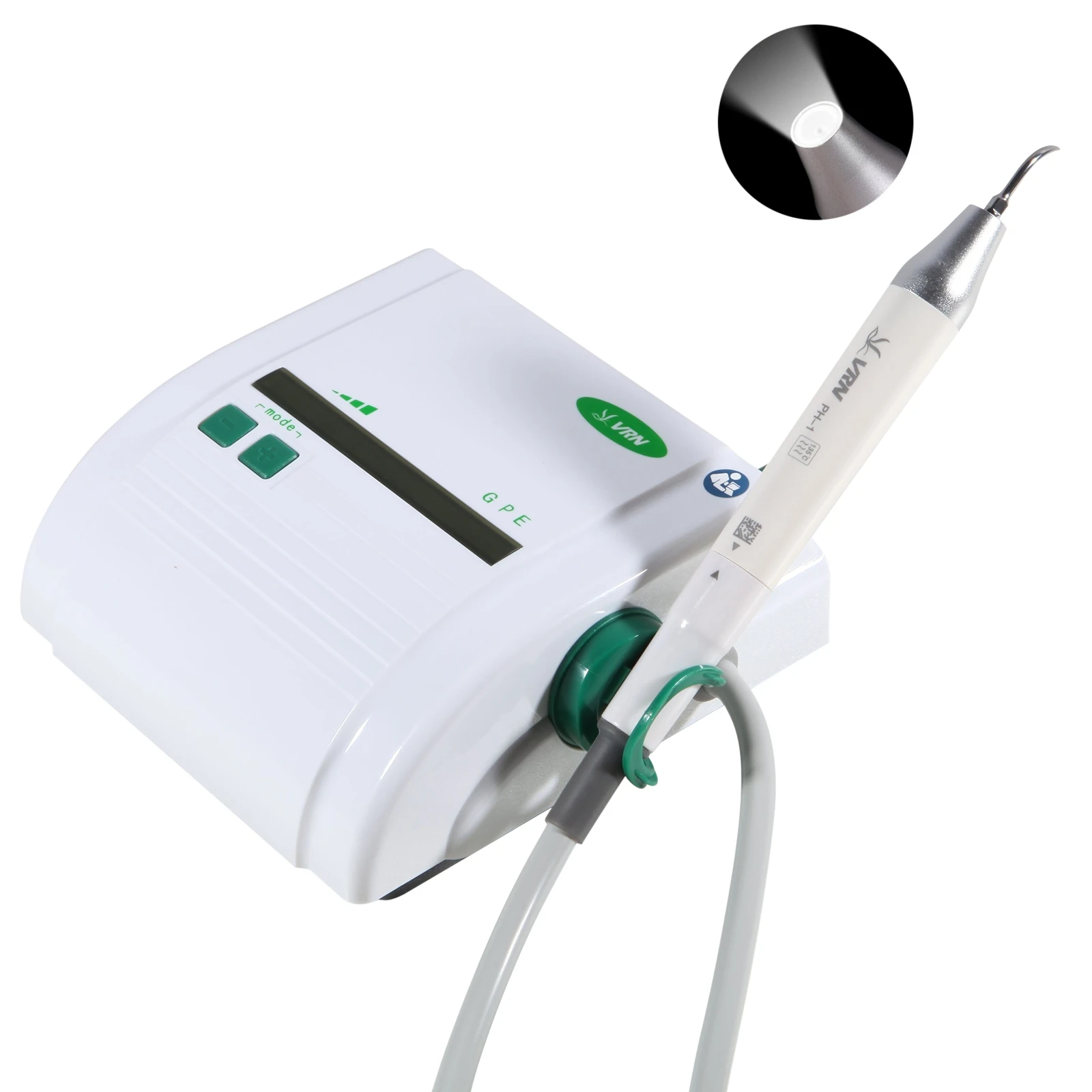 Portable Dental Ultrasonic Piezo Scaler Digital Control with (LED) Handpiece 4 Types /Auto water Bottle fit EMS WOODPECKER