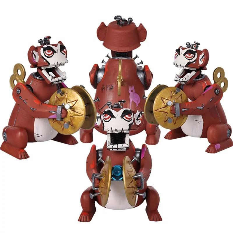 Jinx Cosplay Arcane Monkey Figure Ornament LoL Costume Accessories Cartoon Animal Decor Adult/Kids Mascot Birthday Xmas Gifts