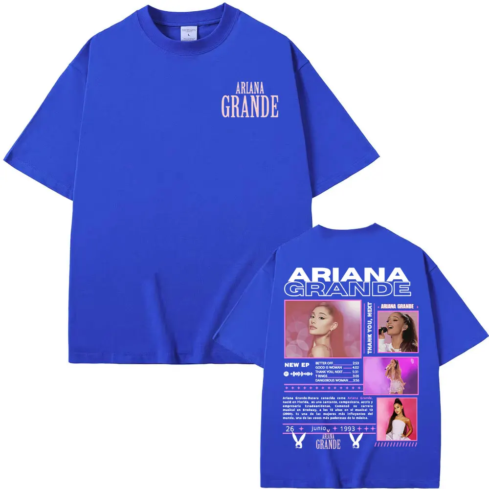 T-Shirt Ariana Eras Tour Funny Music Crewneck Homme - Coton Doux