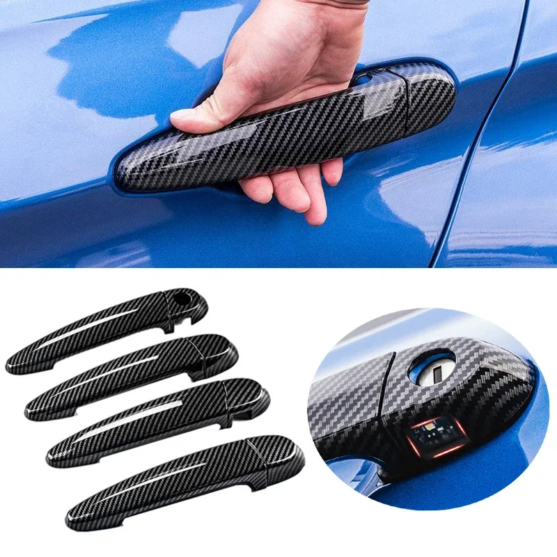 Exterior Door Handle Covers Trims Car Gloss Black For BMW 1 3 Series E87 E90 E91 E92 E93 New Pro