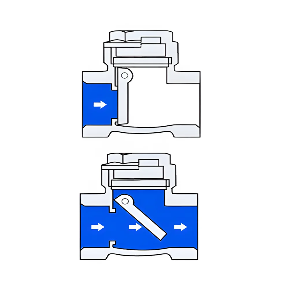 BSP-Schwenkrückschlagventil mit Innengewinde – SS304/316L, Rückschlagventil für 1/4"&1/2"&3/4"&1"&1-1/4"&1-1/2"&2" Homebrew/Industrie – Detail 2