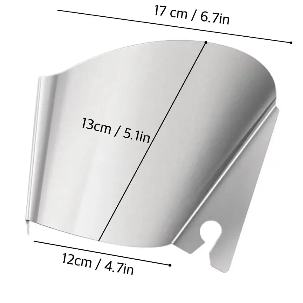 Splash Guard & Pouring Chute Attachment for KitchenAid Mixers - Fits Stainless Bowls，Stand Mixer Pouring Chute image 3
