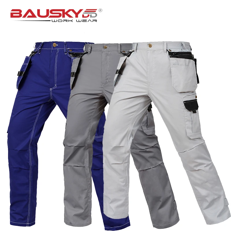 Summer lightweight Carpenter working pants men workwear work trousers