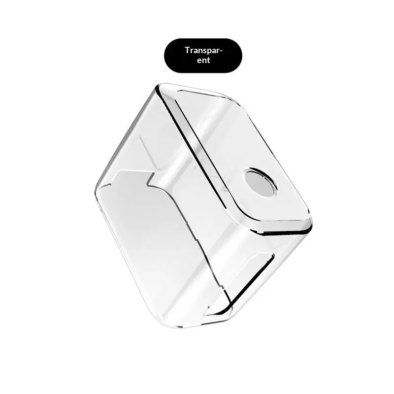 【L】Shockproof Protective Charger Cover Anti-fall Clear Soft Charger Case Dustproof Compact For Anker Prime Charger 160W 3-Port