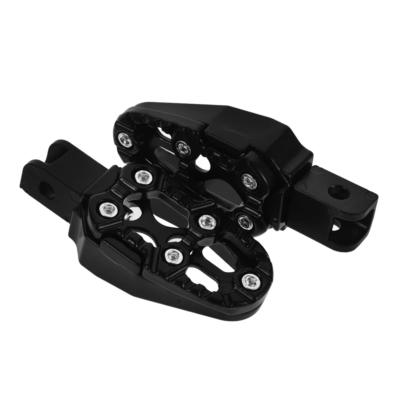

2Pcs Motorcycle Footpegs Universal Durable Aluminum Alloy NonSlip Design Easy Install Offroad Mini Bikes Comfort