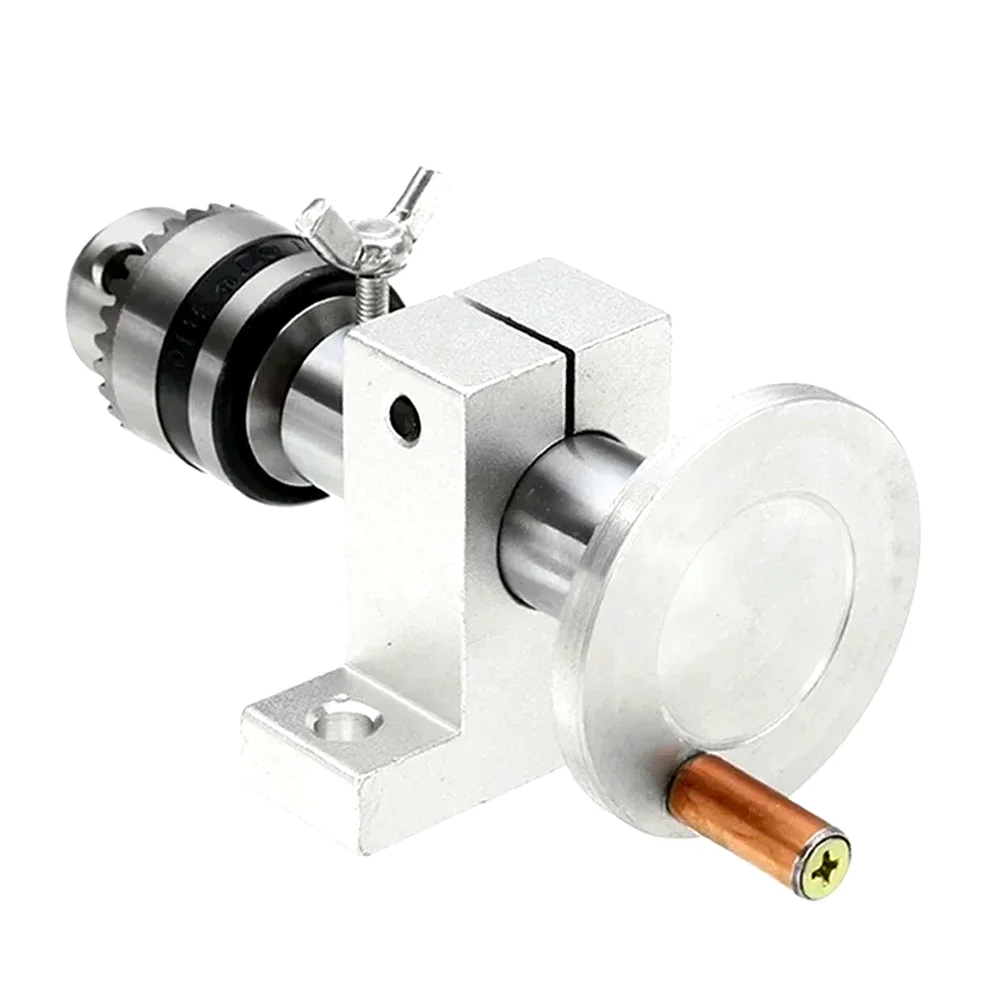 Live Lathe Center Head with Chuck Diy Accessories for Mini Machine Revolving Centre Woodworking Tool