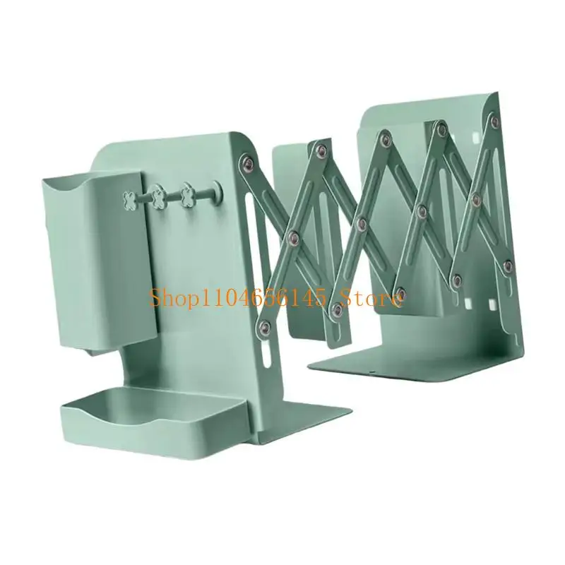 5asd Adjustable Bookends Practical Book End Desk Organizers Book Support Book Holders Decorative Bookends for Students