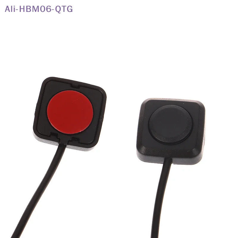 1Pc Black Plastic 12V 24V Car Alarm Button DIY Flashlight Surface Mount Mini Button Switch Momentary Push Button On Off Switch
