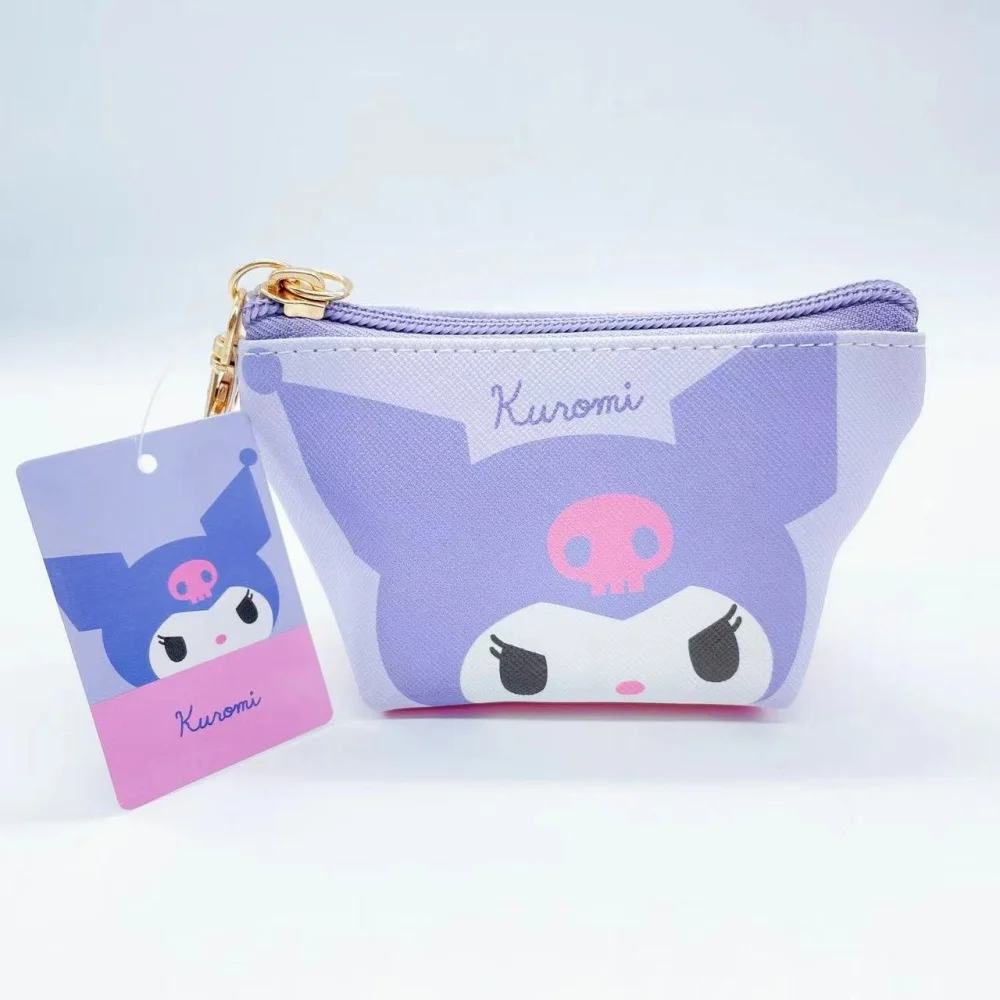 Cartoon Sanrio Purse Hello Kitty Kuromi Cinnamoroll My Melody Pochacco Pu Leather Change Storage Bag Wallet Girls Gifts view 4