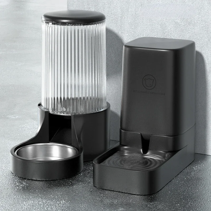 

Pet Feeder Cat and Dog Food Automatic Dispenser Large Capacity Water Feeder Dog Pet Cat Bowl Unplugged Pets Accessories
