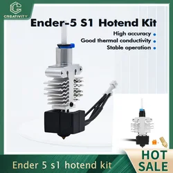 Ender 5 S1 Hotend Kit Aluminum Alloy+ Brass Throat High Temperature Speed Assembled Extruder Hotend For Ender 5 S1 3d printer