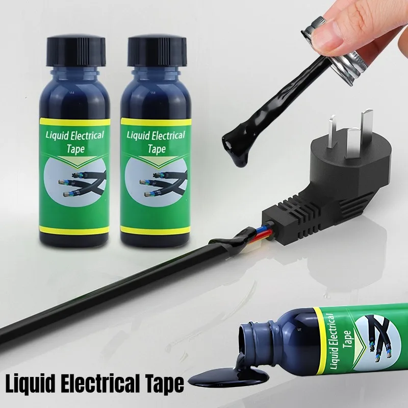 Liquid Electrical Tape Waterproof Insulating Tape Fix Line Glue Liquid Insulation Paste Repair Rubber Electrical Wire Cable Coat