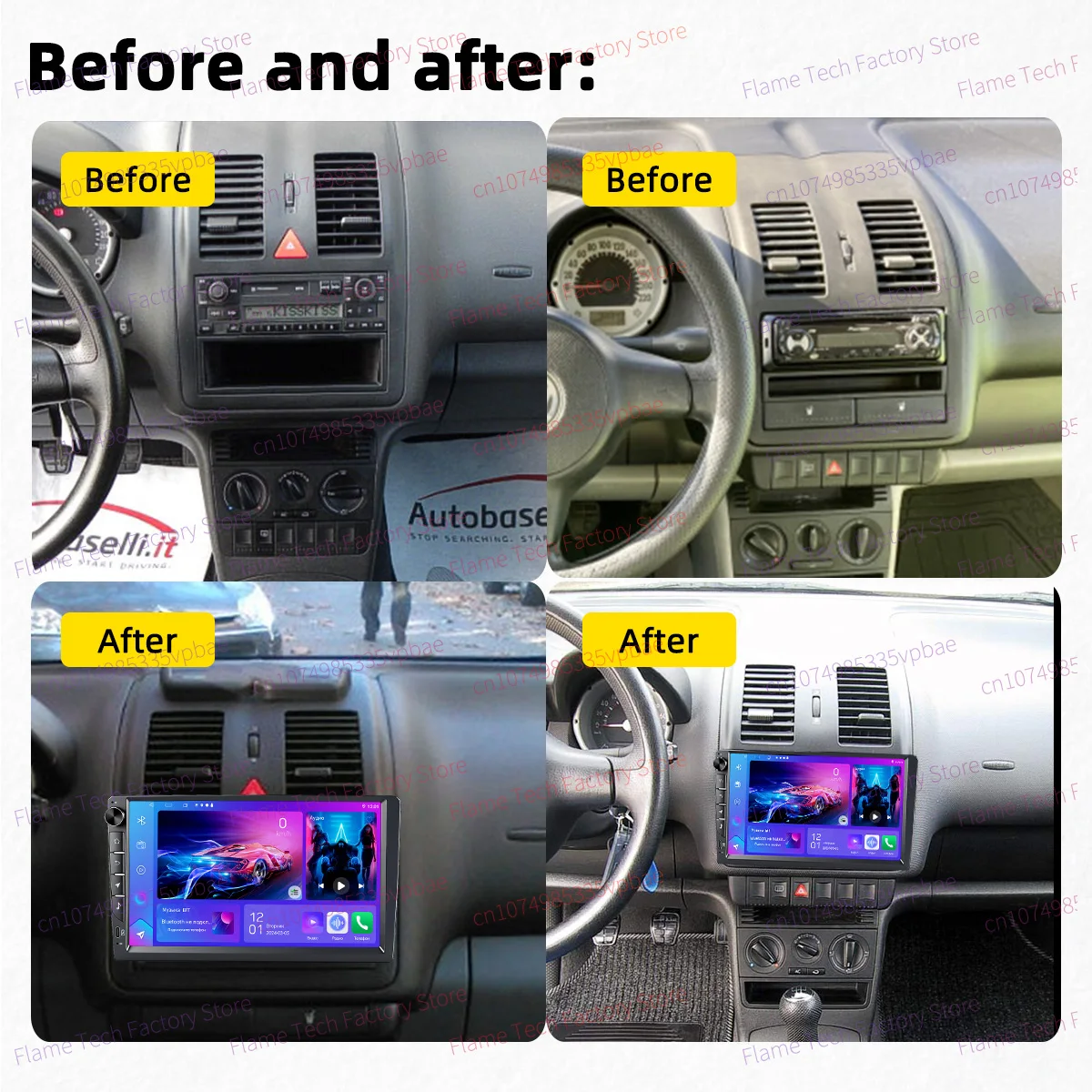 Car Radio Auto Multimedia Autoradio Android Stereo Carplay 1 Din 9