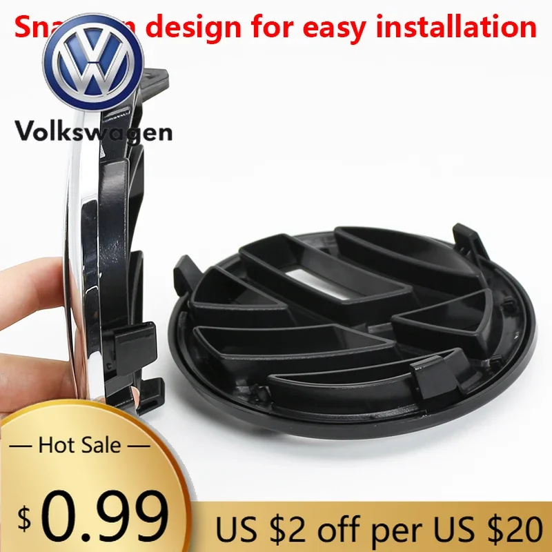 

Для VW Volkswagen Jetta MK5 Golf 1 шт. Оригинальный значок на переднюю решетку, эмблема на крышку багажника, декоративный аксессуар для автомобиля