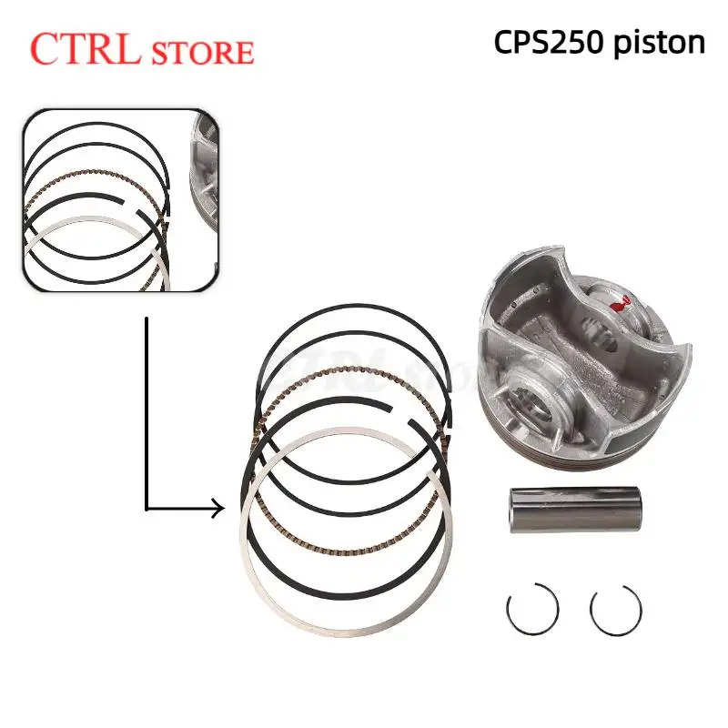 

CPS250 Piston Premium Alloy Wear Resistant Fit CPS250cc Motorcycle Dirt Bike ATV Engine Replacement Parts