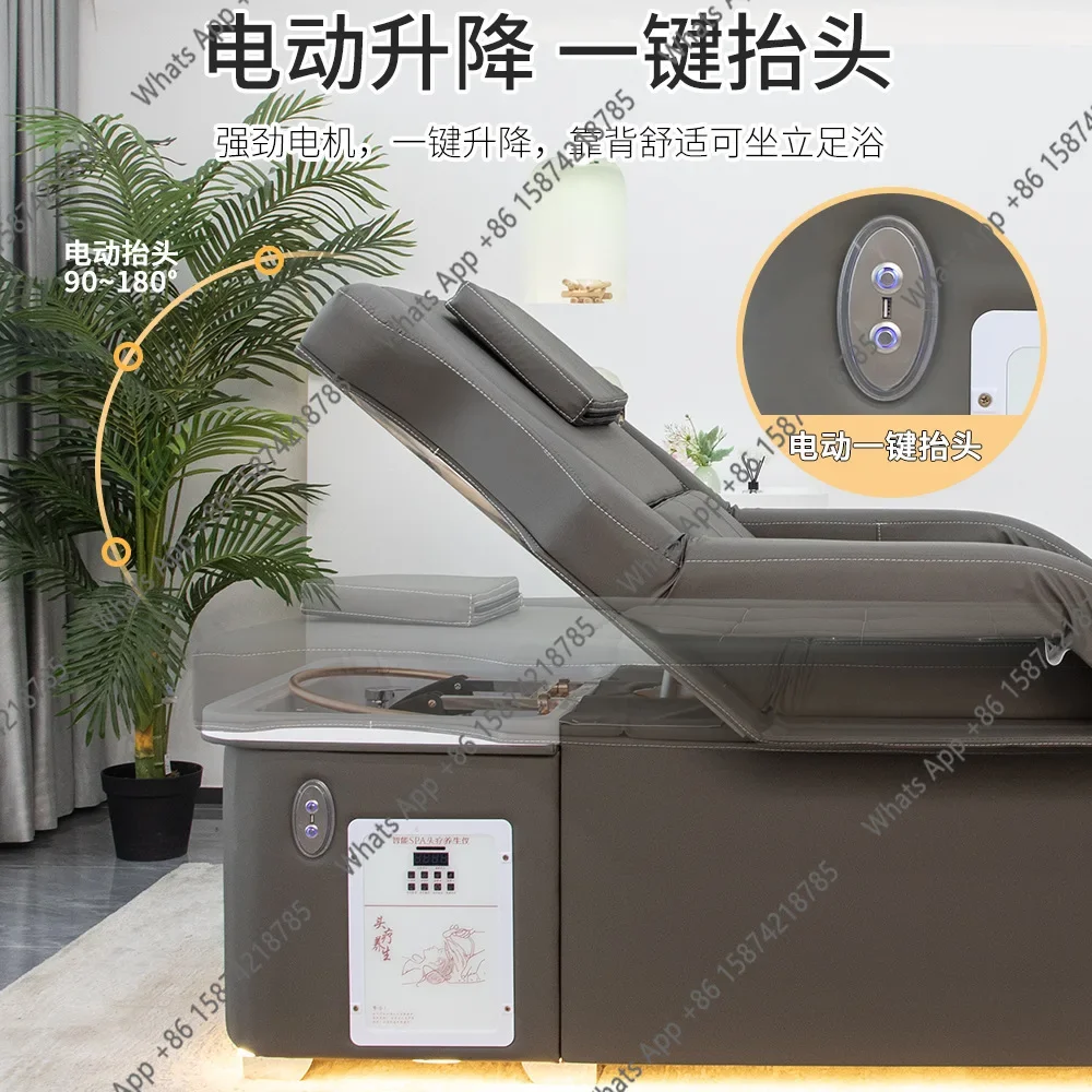 

Xx Health Center Lifting Hair Treatment Shampoo Bed Foot Bath Water Circulation Beauty Salon Foot Therapy Thai Massage Foot