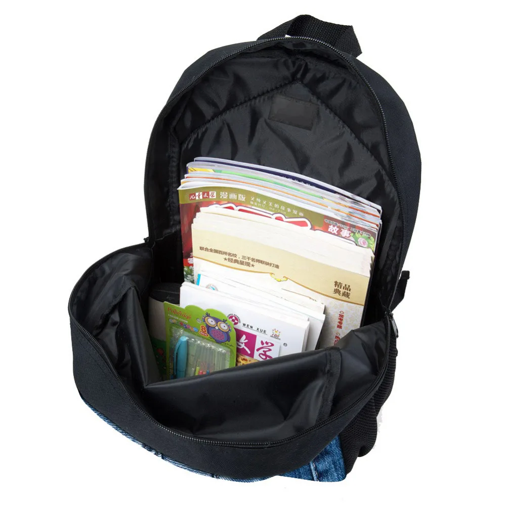 Occupblade Burst Anime School Backpack pour enfants, grande capacité, décontracté, sacs avec sacs à lunch, étui à crayons, 3 pièces, ensemble