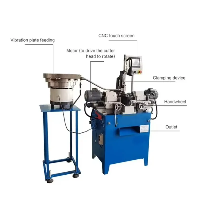 Factory Direct Sales Cnc Double Head Tube Chamfering Machine With Automatic Feeding System for Short Pipes