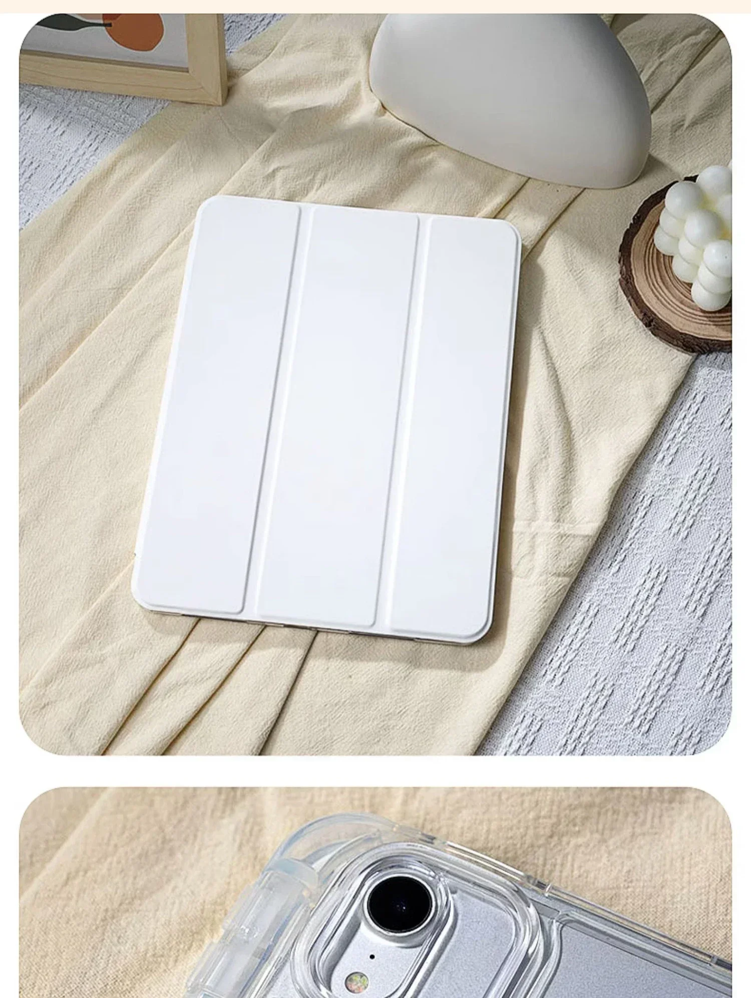 Hülle für iPad Air 11 (2026), iPad 12./11./10. Generation, 10.2, 7./8./9. Generation, iPad Pro 11, 4, 5, 10.9, 12.9 A16 A19 mit Stifthalter – Detail 7