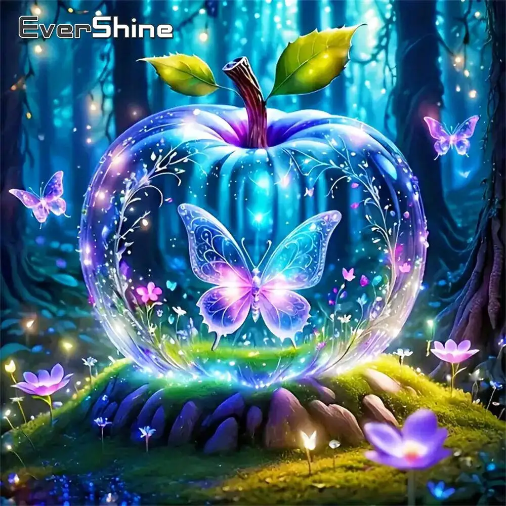 Evershine 5D DIY Diamant Malerei Schildkröte Tier Bild Strass Stickerei Schildkröte Handarbeiten Mosaik Cartoon Wand Dekor