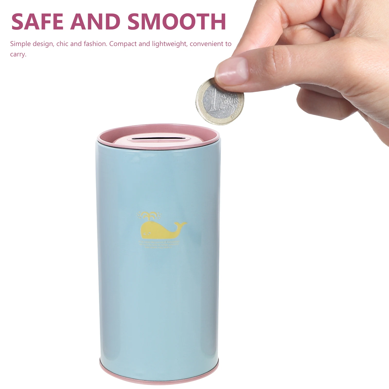 4Pcs Cartoon Animal Pattern Tinplate Money Saving Pot Piggy Bank Coin Storage Jar Piggy Bank Cartoon Saving Pot