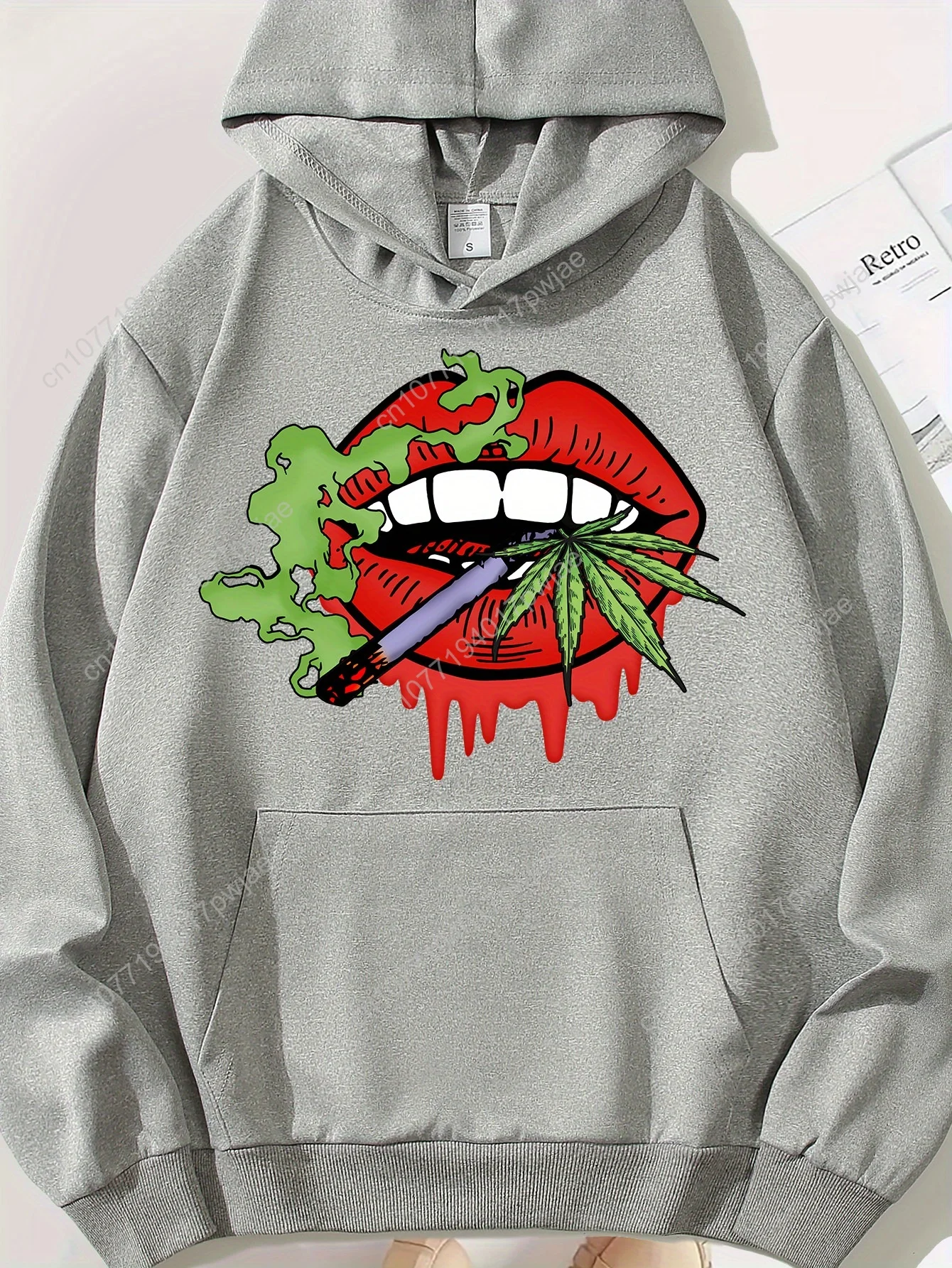 

Pattern Print Fashion Hoodie Sweatshirt Suitable For Indoor And Outdoor Casual Versatile Wardrobe Staple