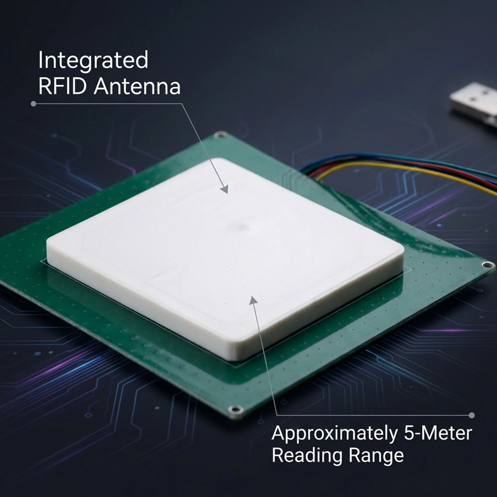 BTLIFE-YRM100 TTL UHF RFID Reader Module 5M Read Range Integrated 80X120mm Antenna For Embedded Handheld Device