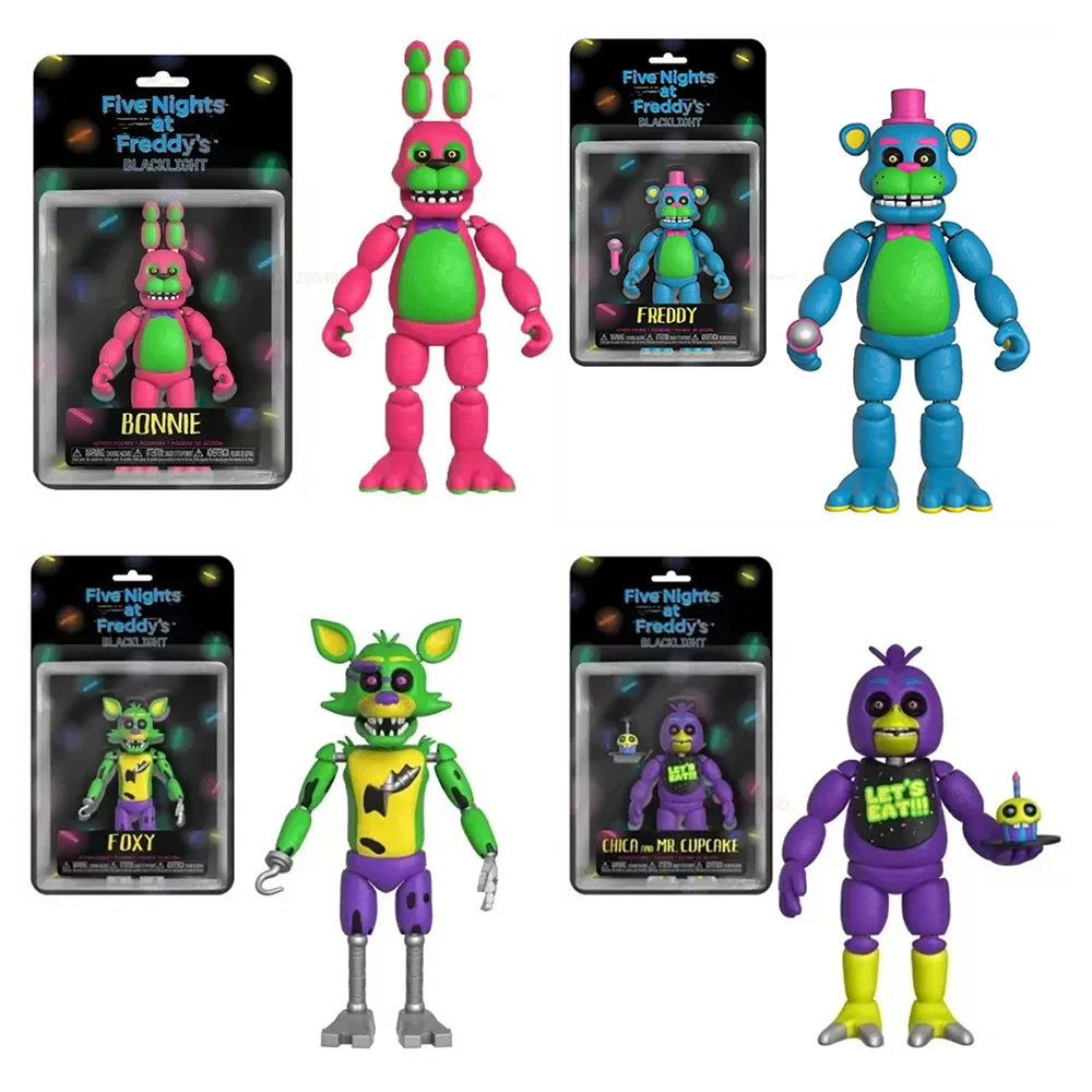 

Funko POP FNAF Bear Midnight Harem Five Nights Joint Movable Detachable Game Action Figure Security Breach Model Kids Toys