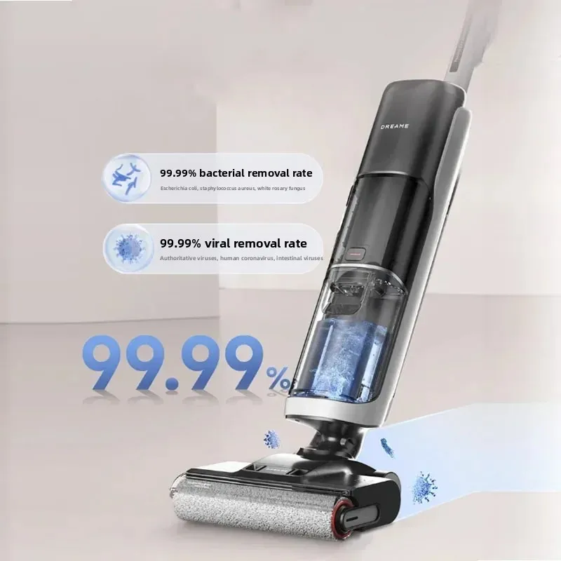 Dreame H20 ممسحة مكنسة كهربائية سريعة الجفاف للغاية، منظف أرضيات ذكي، كذب 180 درجة