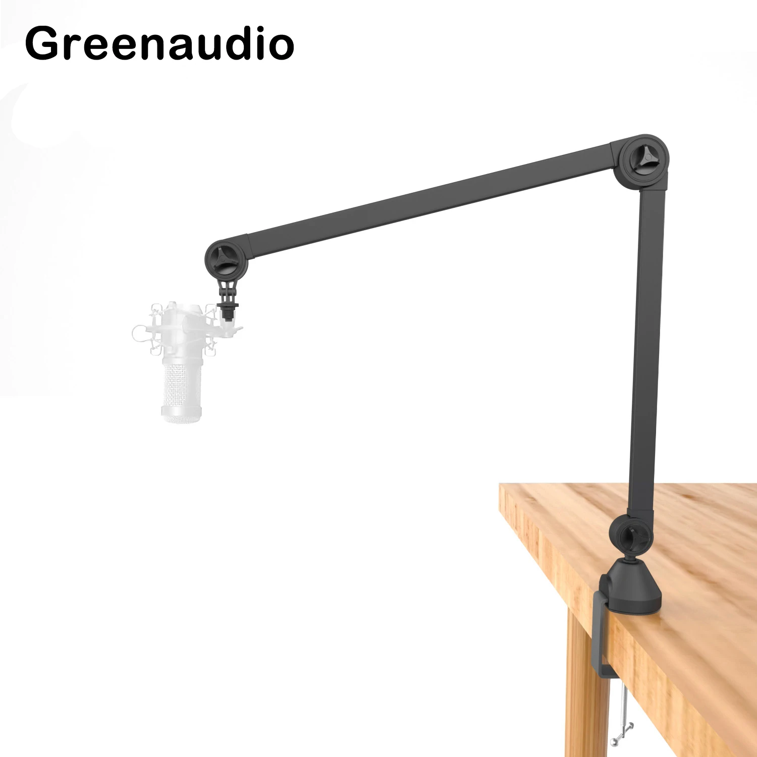 GAZ-206 Professional Mic Stand All Metal Mobile Microphone Stand With Button Adjustable Microphone Stand