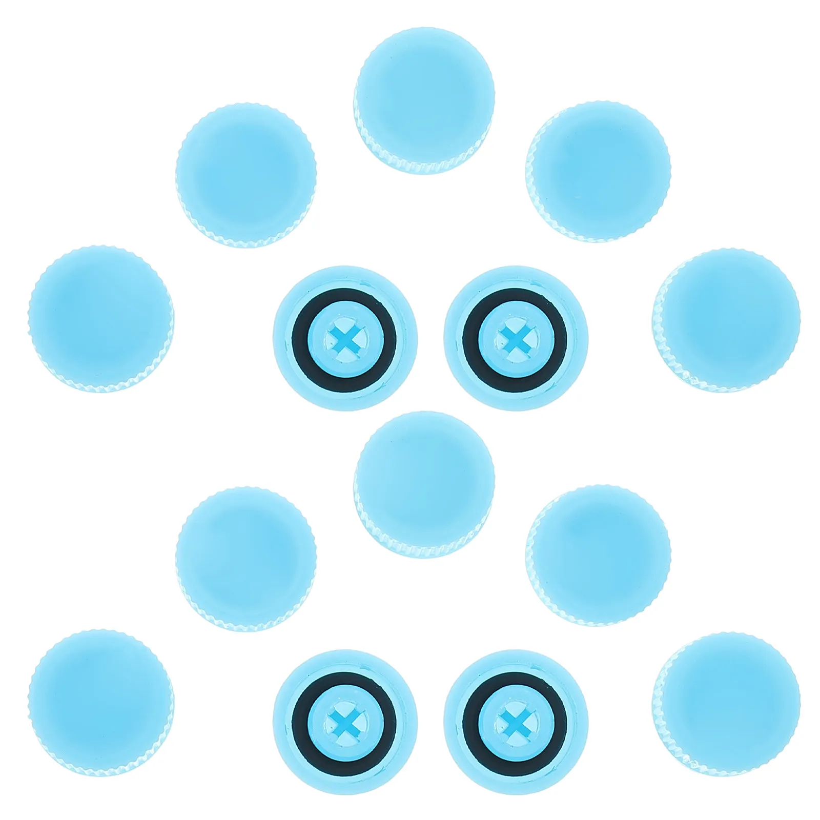 

20Pcs Leakproof Car Ac Valve Caps High Pressure Blue Air Conditioning Port Charging Caps Automotive Valve Replacement