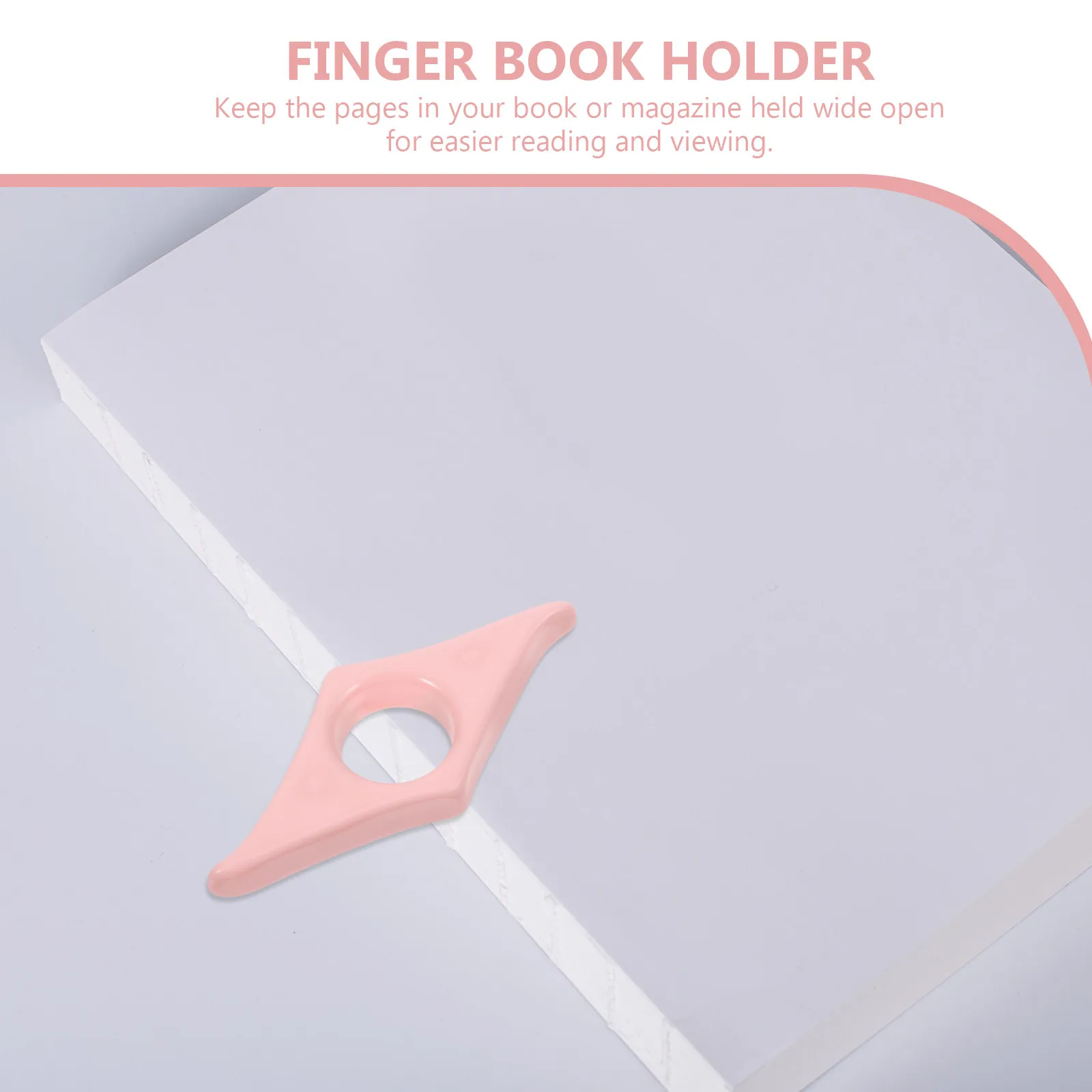Book Page Holder For Bible Reading Book Resin Material Strong Thumb Convenient Hands Fixing Universal