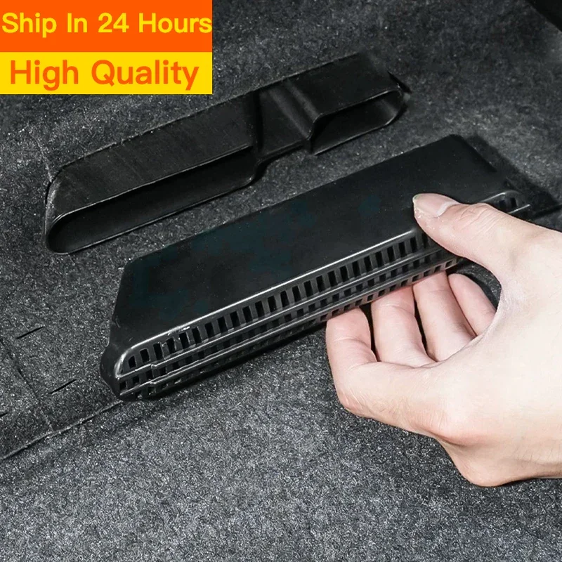 New For Geely Atlas II 2024 2025 Starray 2023 Car Styling Rear Row Seat Air Outlet Cover ABS Protective Shield Auto Accessories