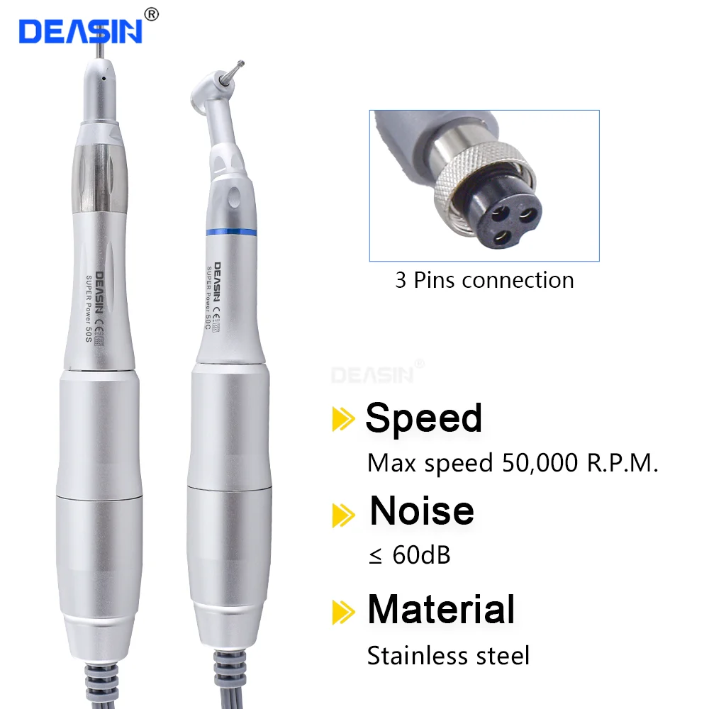 Dental Lab E-type brushless Electric Micro Motor 50000 RPM for Straight Contra Angle Handpiece For Micromotor Polisher