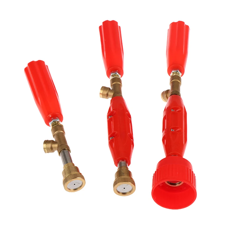 حديقة فوهة البخاخ ارتفاع ضغط رذاذ الماء الرشاشات قابل للتعديل قوة البخاخ فوهة رش قضيب أدوات الزراعة