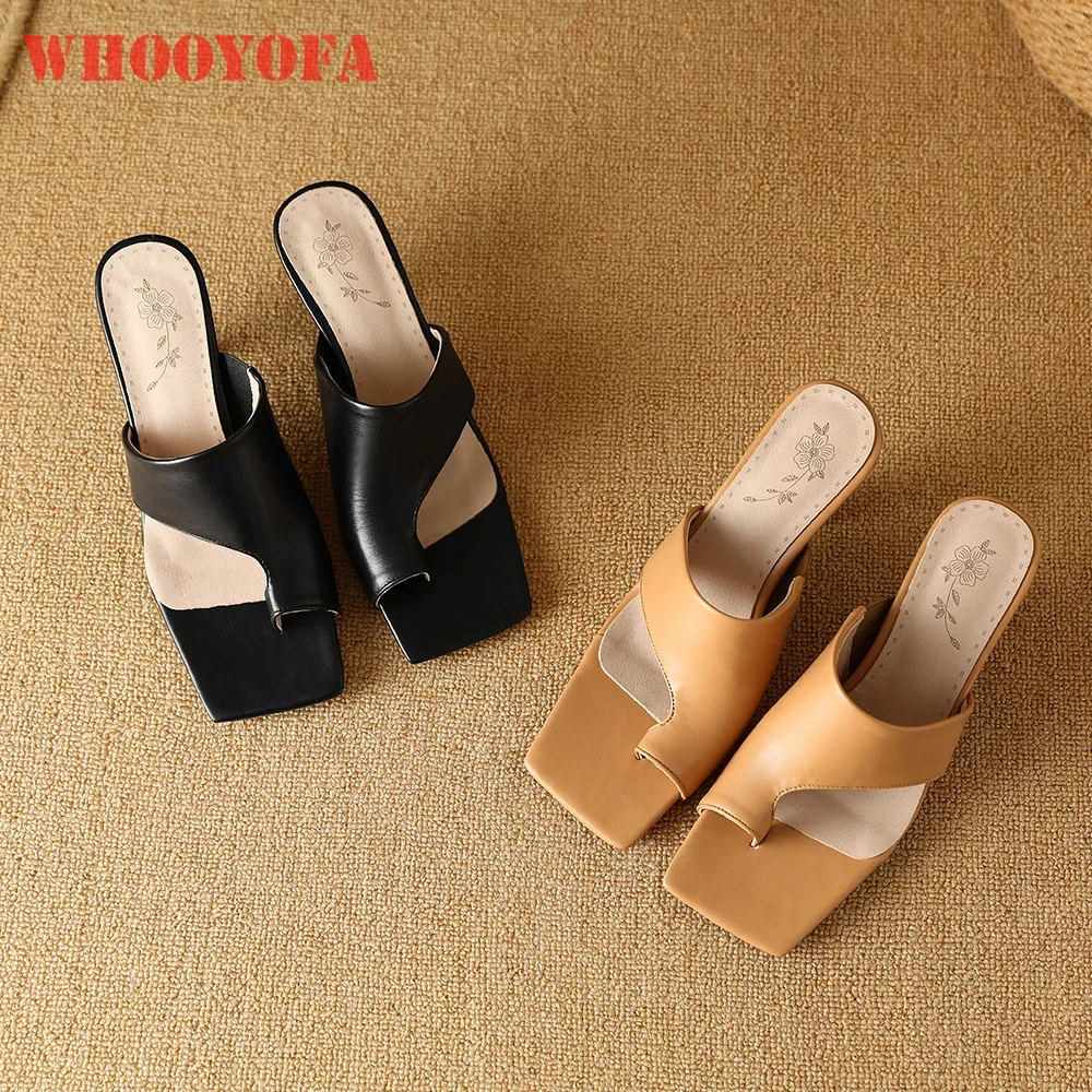 

Новые летние удобные черные абрикосовые женские шлепанцы, пикантные женские туфли на высоком тонком каблуке, большой маленький размер 32, 43, 46 48