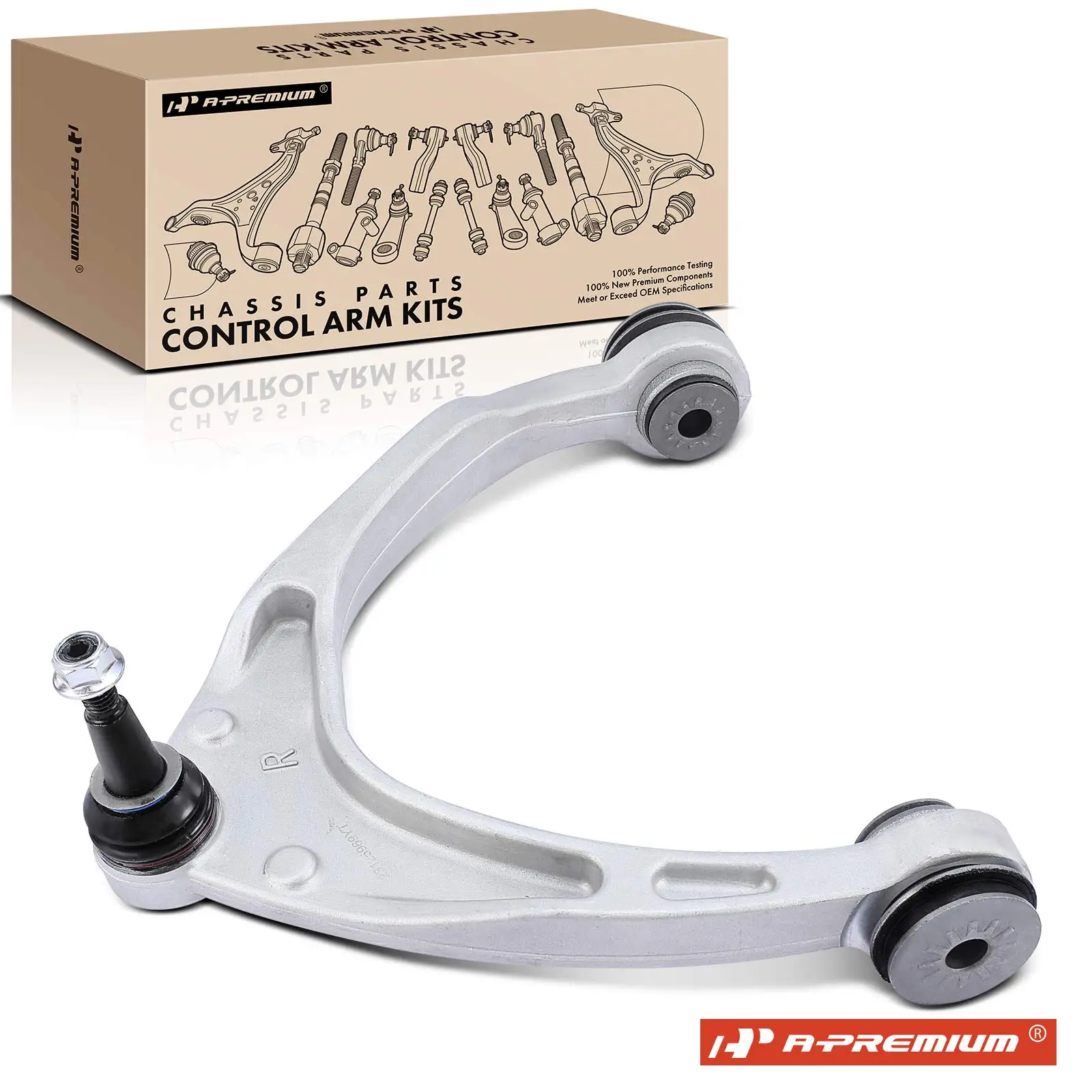 A-Premium Front Right Upper Aluminum Control Arm with Ball Joint for Chevrolet Silverado 1500 14-16 Tahoe GMC Sierra 1500 14-16
