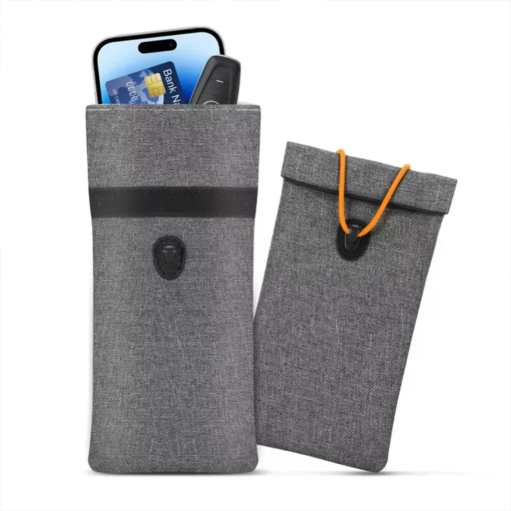 Signal Blocking Bag Cell Phone Car Key Remote Control Shielding Pouch Signal Blocking Case Anti-Radiation Bag Privacy Protection