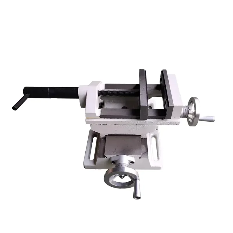 QM-6inch Manufacturer's Precision Cross Flat Table Clamp Tiger Vise Two-Way Movable for Drill Changing Milling Machine