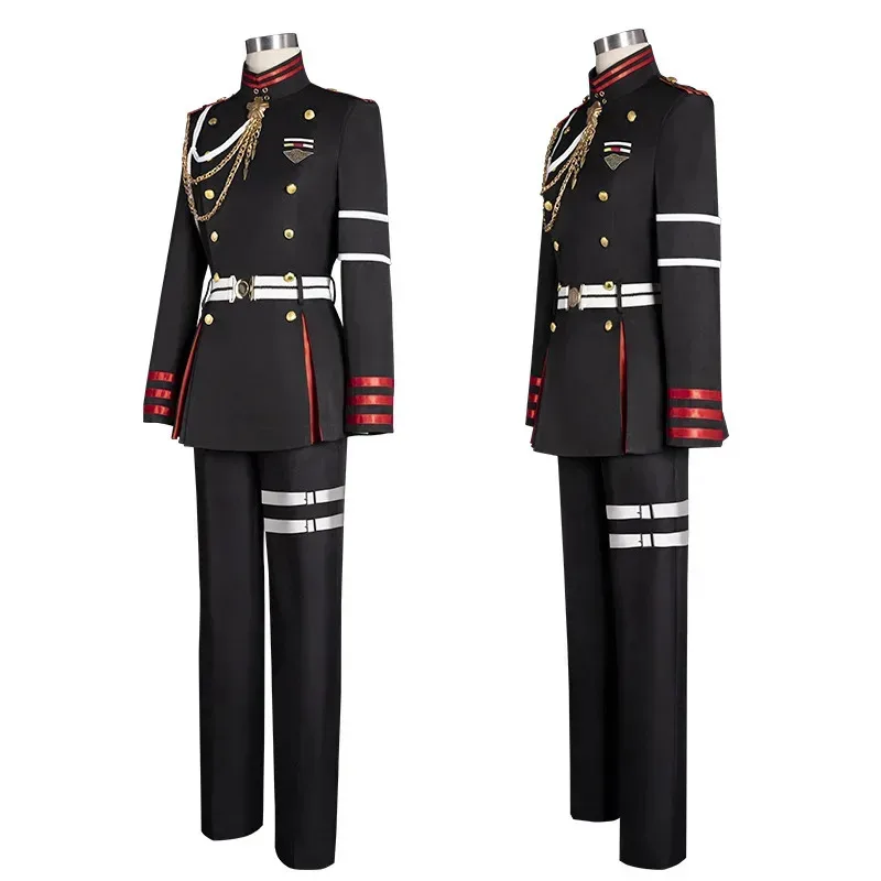 

♥ Новый костюм для косплея по аниме «Серап на грани» (Owari no Seraph) 2025 года: Гурен Ичиносе, парик Хириги Шинья, военный стиль ★ Домик медведя