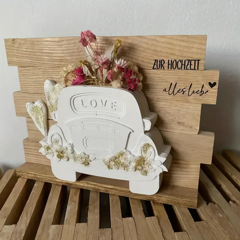 

DIY Цветочная композиция в форме автомобиля, силиконовая форма, плагин, форма для рукоделия из смолы для украшения дома