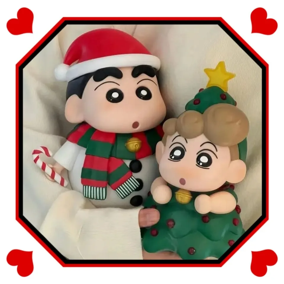 Карандаш Шин-Чан Kawaii Kawaii, украшение для рабочего стола, фигурка, мультяшная игрушка, модель, рождественские праздничные подарки для мальчиков и девочек