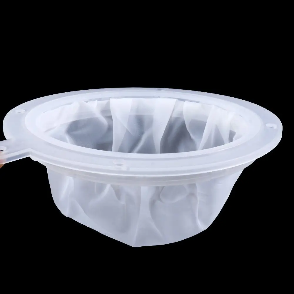 13/15cm 100-450 Mesh Nylon Filter Stainless Steel Funnel Strainer For Fruit Milk Chinese Medicine Oil White Wine Boiled Water view 4