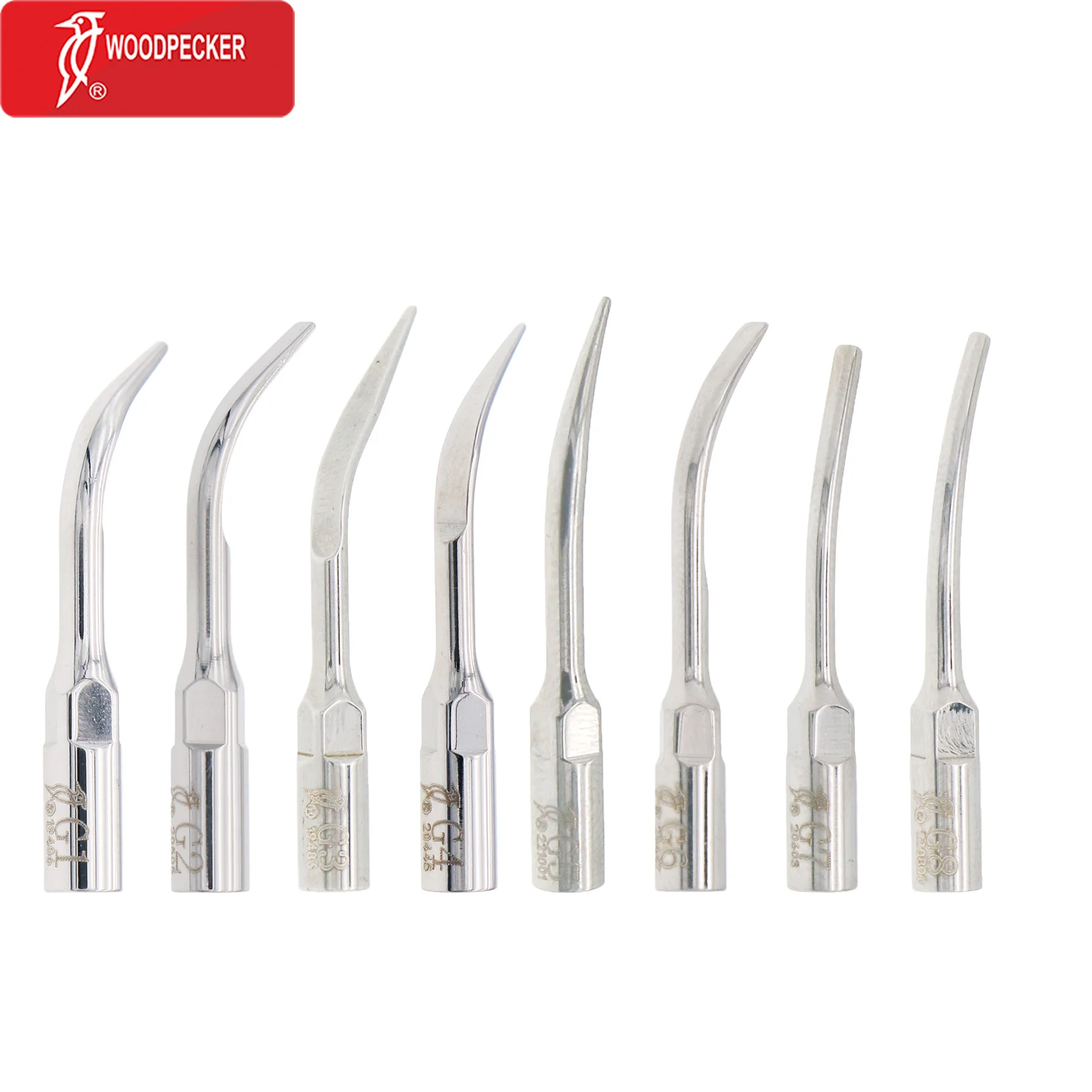 100% Original Woodpecker Dental Ultrasonic Scaler Scaling Tips Cavity Shoulder Preparation EMS G1-G31