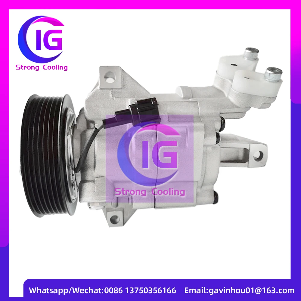 

Auto DKV08R AC compressor for Nissan Latio Tiida Z0014129A Z0004246B 92600ED000 92600ED07B 92600ED07A 5060217470 506021-7470