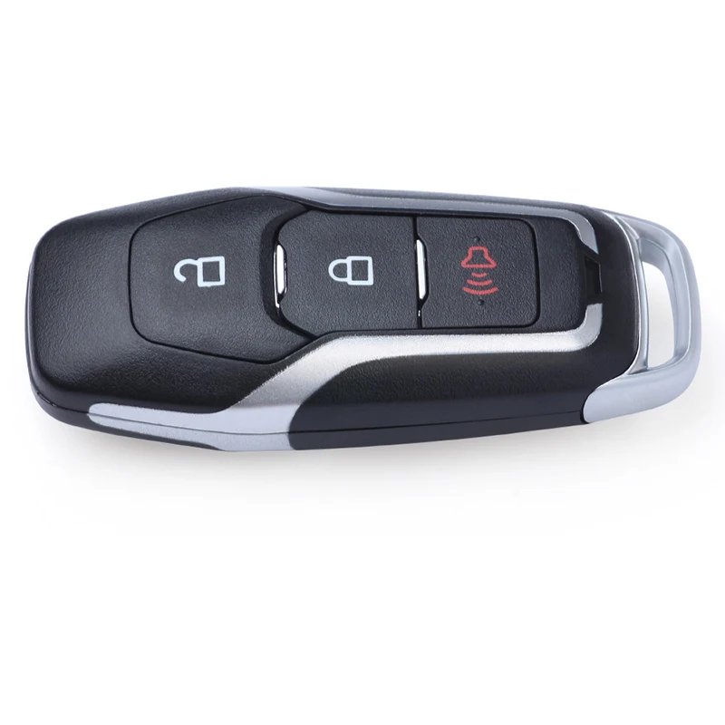 เปลี่ยน KEYECU Smart Remote Key Shell Case Housing 3ปุ่มสำหรับ Ford Mondeo Edge S-Max Galaxy fob DS7T-15K601-D